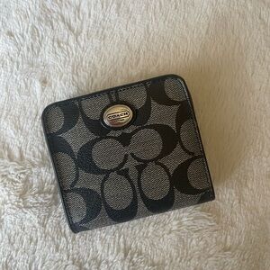 Coach Black and Gray Wallet